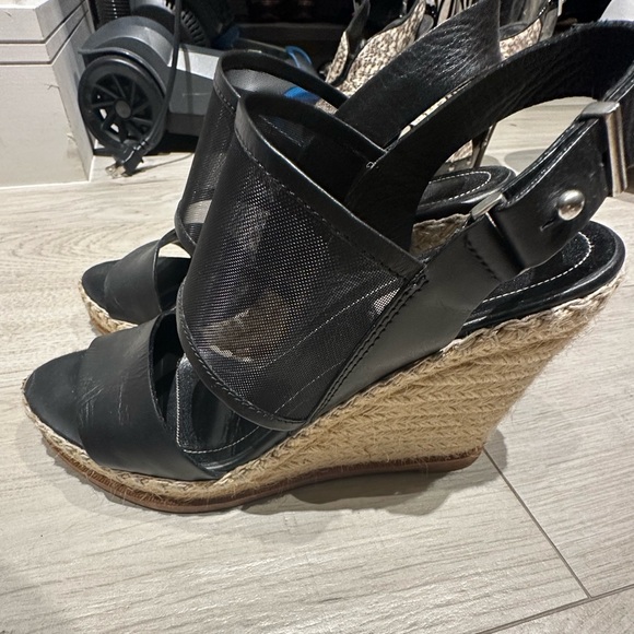 Balenciaga black wedge heel espadrille - Picture 1 of 4